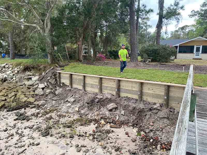 Seawall Repair in Thomasville, GA